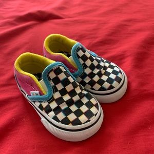 Toddler checkered vans
